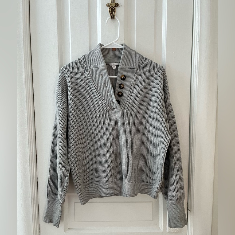 Lunya waffle knit pullover